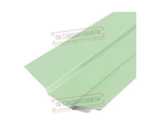 Планка ендовы верхняя 76х76х2000 Полиэстер Ral6019-0.45