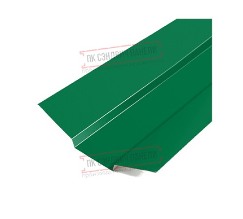 Планка ендовы верхняя 76х76х2000 Полиэстер Ral6029-0.45