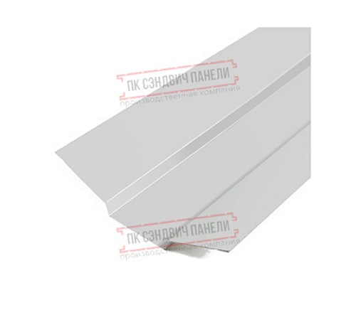 Планка ендовы верхняя 76х76х2000 Полиэстер Ral7047-0.45