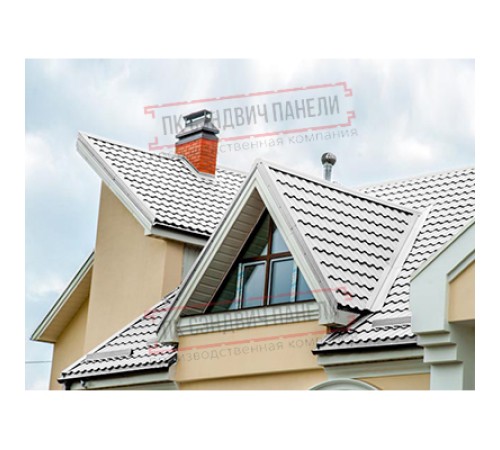 Планка ендовы верхняя 76х76х2000 Полиэстер Ral7047-0.45