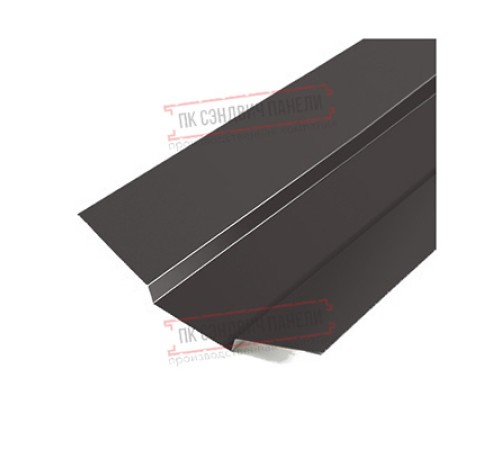 Планка ендовы верхняя 76х76х2000 Полиэстер RR32-0.45