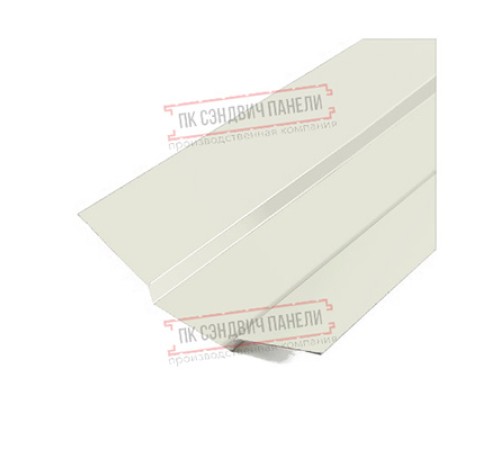 Планка ендовы верхняя 76х76х2000 Полиэстер Ral9003-0.45