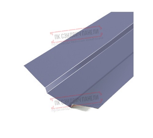 Планка ендовы верхняя 76х76х2000 PURMAN-Galmei-0.5