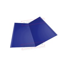 Планка ендовы нижняя 298х298х2000 Полиэстер Ral5002-0.45