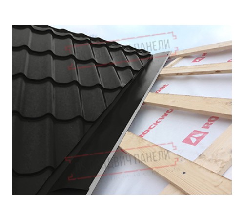 Планка ендовы нижняя 298х298х2000 Viking Ral9005-0.45