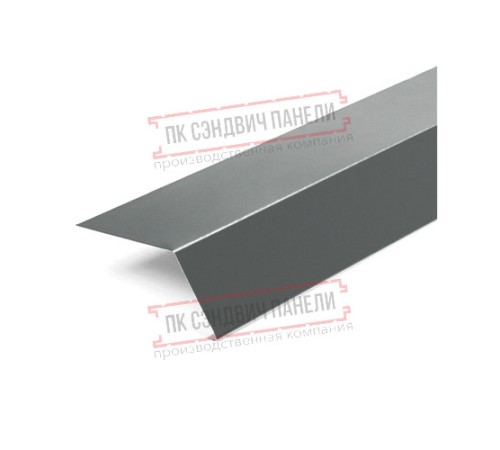 Планка карнизная 100х69х2000 ПЭ-7005-0.45