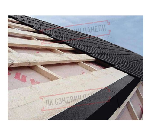 Планка карнизная 100х69х2000 PURMAN-9005-0.5