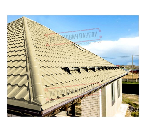 Планка конька круглого R110х2000 Norman ПЭ-1014-0.5