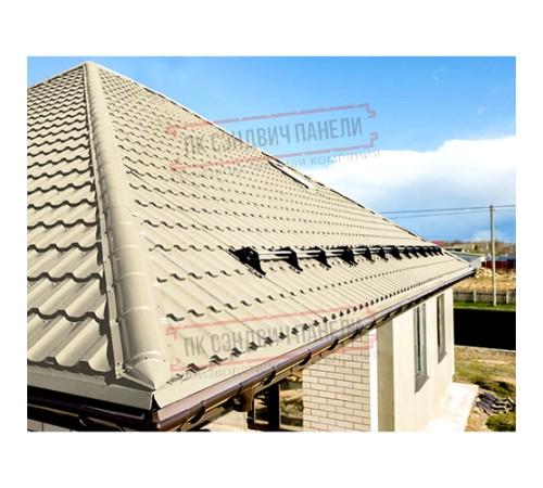 Планка конька круглого R110х2000 ПЛ-1015-0.5