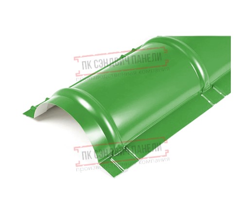 Планка конька круглого R110х2000 ПЭ-6018-0.5