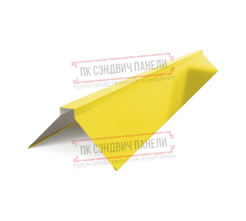 Планка конька плоского простая 115х115х2000 ПЭ-1018-0.45