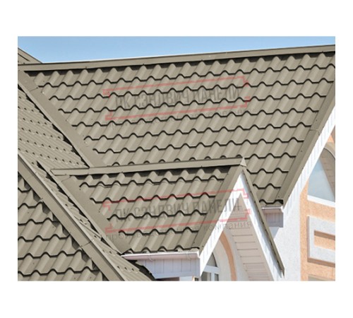 Планка конька плоского 190х190х2000 ПЭ-1035-0.45