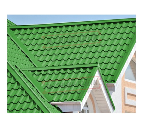 Планка конька плоского 190х190х2000 ПЭ-6018-0.45