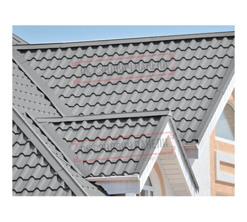 Планка конька плоского 150х150х2000 ПЭ-7004-0.45