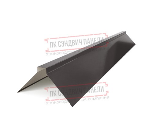 Планка конька плоского простая 145х145х2000 ПЭ-RR32-0.45