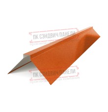 Планка конька плоского 120х120х2000 AGNETA-CopperCopper-0.5