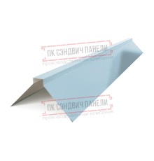 Планка конька плоского 150х150х2000 ПРМ-Met.Blue-0.5