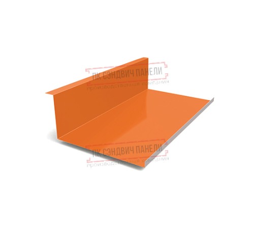 Планка примыкания нижняя 250х122х2000 ПЭ-2004-0.5