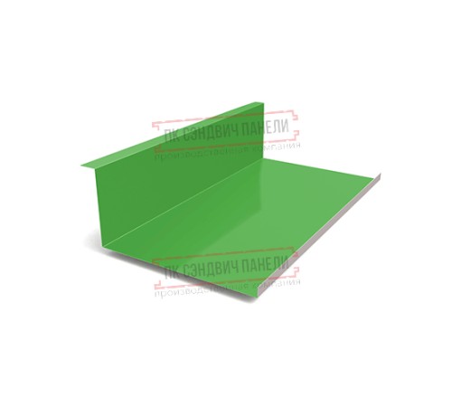 Планка примыкания нижняя 250х122х2000 Norman ПЭ-6018-0.5