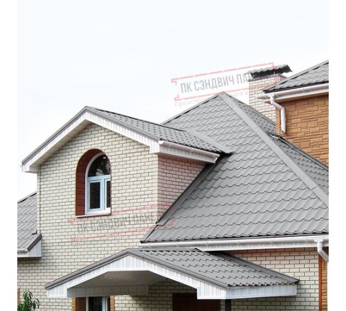 Планка примыкания нижняя 250х122х2000 ПЭ-7004-0.45