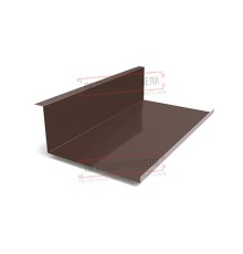 Планка примыкания нижняя 250х122х2000 ПЭП-8017-0.45