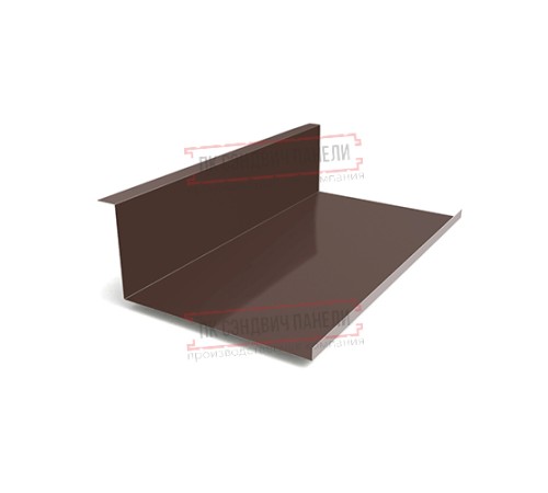 Планка примыкания нижняя 250х122х2000 Viking-8017-0.45