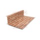 Планка примыкания нижняя 250х122х2000 ECOSTEEL-Кирпич-0.5