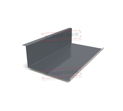 Планка примыкания нижняя 250х122х2000 PURETAN-RR23-0.5