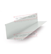 Планка примыкания верхняя 250х147х2000 ПЭ-7035-0.5