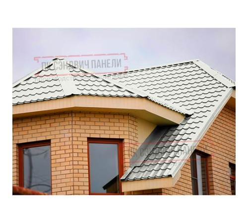 Планка примыкания верхняя 250х147х2000 ПЭ-9002-0.5