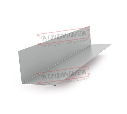 Планка примыкания верхняя 250х147х2000 ПЭ-9006-0.45