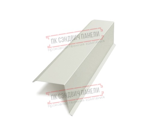 Планка торцевая 135х145х2000 ПЭ-9002-0.45