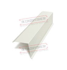 Планка торцевая 95х120х2000 ПЭ-9003-0.45