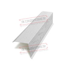 Планка торцевая 95х120х2000 ECOSTEEL_MA-Беленый Дуб-0.5