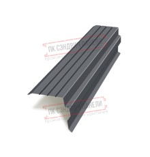 Планка торцевая 90х115х2000 ПЭ-7024-0.45