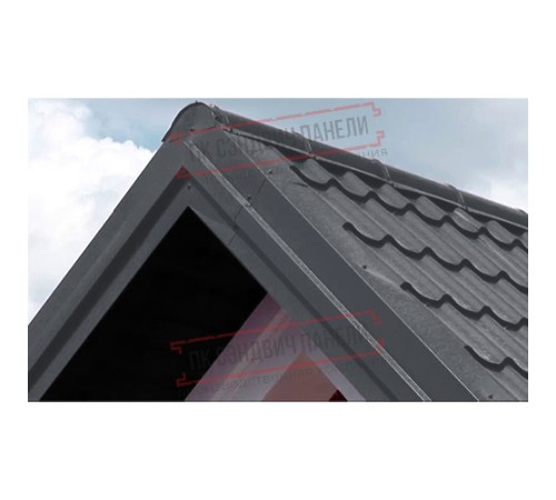 Планка торцевая 90х115х2000 ПЭ-7024-0.5