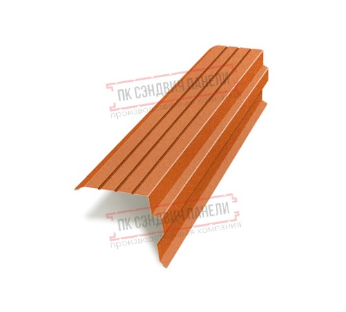 Планка торцевая 90х115х2000 AGNETA-CopperCopper-0.5