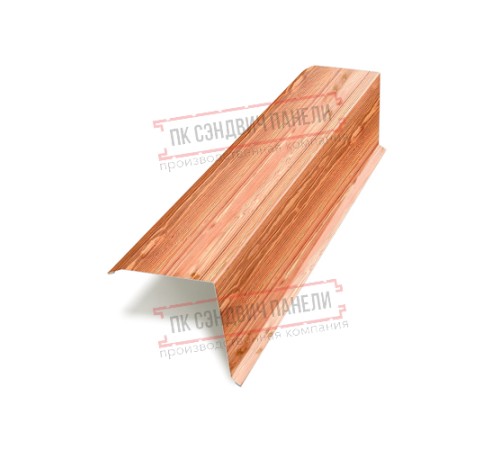 Планка торцевая 95х120х2000 ECOSTEEL_T-Кедр-0.5