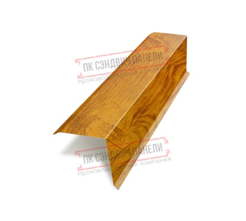 Планка торцевая 95х120х2000 ECOSTEEL_T-ЗолотойДуб-0.5