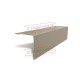 Планка угла наружного 115х115х2000 ПЭ-1035-0.45