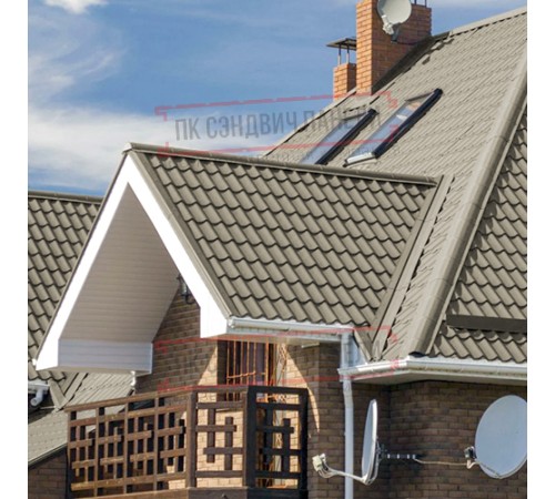 Планка угла наружного 115х115х2000 ПЭ-1035-0.45