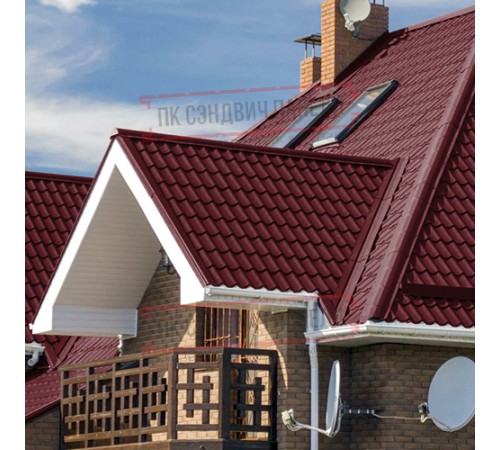 Планка угла наружного 115х115х2000 ПЭ-3005-0.45