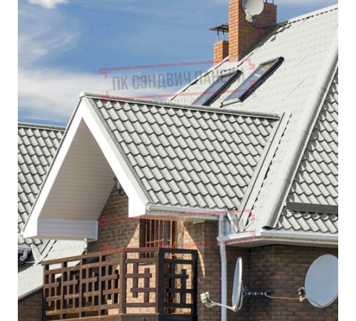 Планка угла наружного 115х115х2000 ПЭ-9002-0.5