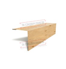 Планка угла наружного 115х115х2000 ECOSTEEL_T-Сосна-0.5