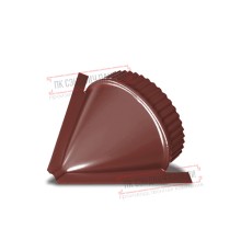 Заглушка конька круглого конусная ПЭ-3009-0.45