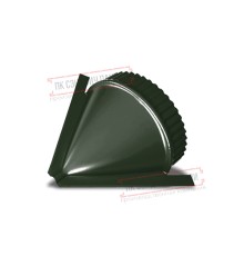 Заглушка конька круглого конусная Viking-6007-0.45