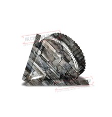 Заглушка конька круглого конусная ECOSTEEL-БелыйКамень-0.5