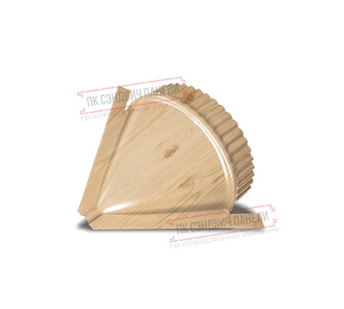 Заглушка конька круглого конусная ECOSTEEL_MA-Сосна-0.5