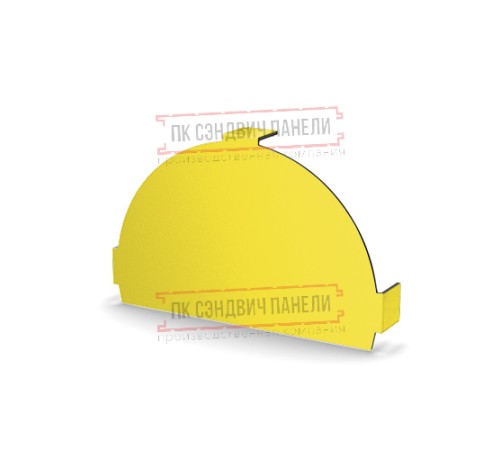 Заглушка конька круглого простая ПЭ-1018-0.45