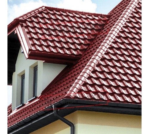 Заглушка конька круглого простая ПЭ-3011-0.45